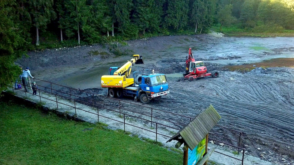 Čistenie Čutkovskej priehrady