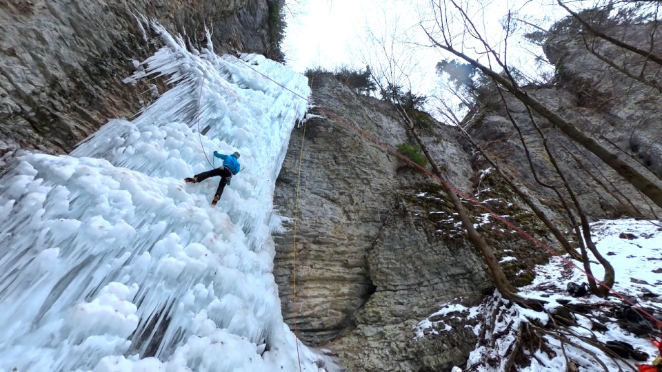 Zamrznutý Brankovský vodopád