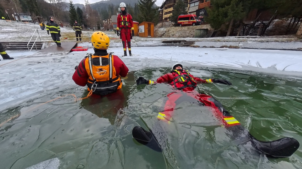 Záchrana po preborení ľadu